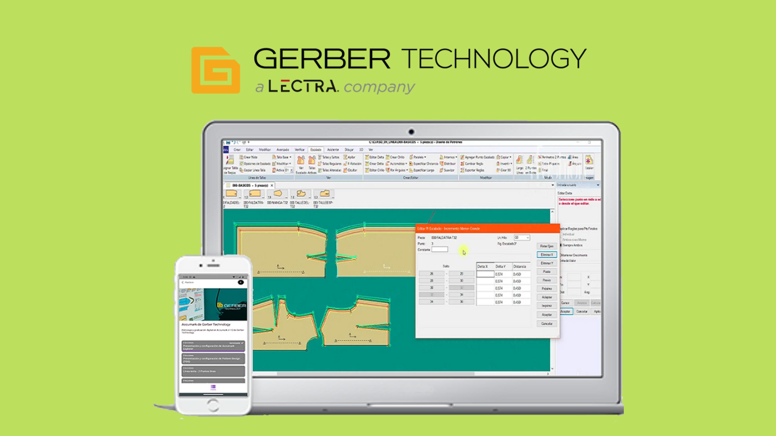 Gerber Accumark 2D – Patronaje, graduación y trazo digital – Acceso inmediato